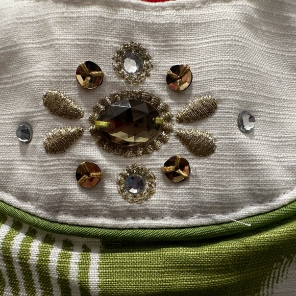 GYMBOREE Green Gem Batik Print Dress - Picture 5 of 7